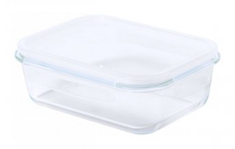 "Tuber" skleněný box na jídlo, průhledná