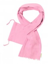 "Betty" šátek z organické bavlny, růžová
