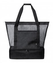 "Pattel" rPET chladící nákupní taška, černá