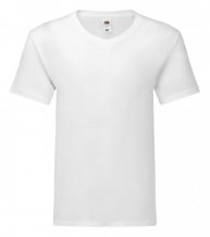 "Iconic V-Neck" tričko, bílá