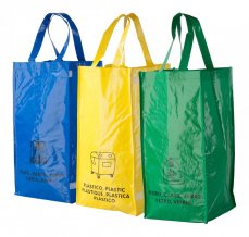 "Lopack" tašky pro recyklaci odpadů, vícebarevná