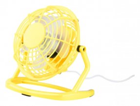 "Miclox" mini větrák, žlutá