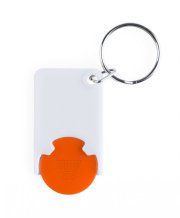 "Zabax" přívěšek na klíče se žetonem, oranžová