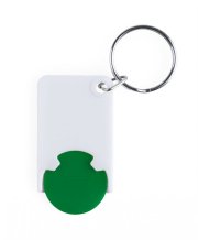 "Zabax" přívěšek na klíče se žetonem, zelená