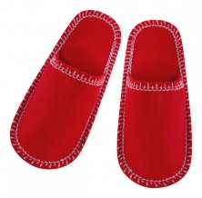 "Cholits" pantofle, červená