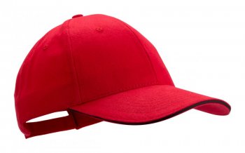 "Rubec" basebalová čepice, červená