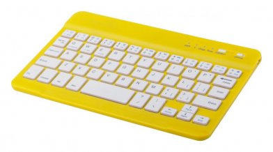 "Volks" bluetooth klávesnice, žlutá