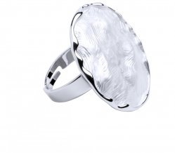 "Zook" nastavitelný prsten, stříbrná