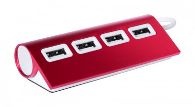 "Weeper" uSB hub, červená