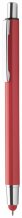 "Rondex" dotykové kuličkové pero, červená