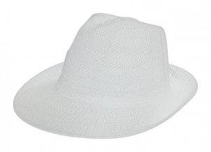"Timbu" polyesterový klobouk, bílá