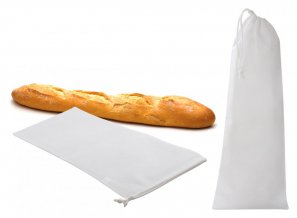 "Harin" harin sáček na chleba, bílá