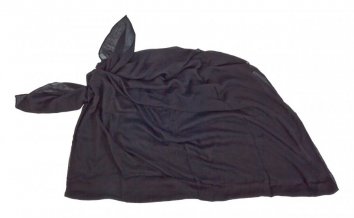 "Duma" plážový šátek, černá