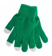 "Actium" dotykové rukavice na obrazovku, zelená