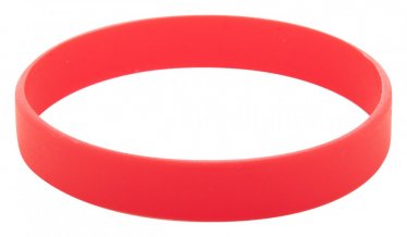 "Wristy" silikonový náramek, červená