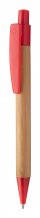 "Colothic" bambusové kuličkové pero, červená