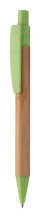 "Boothic" bambusové kuličkové pero, zelená