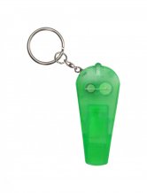 "Coach" přívěšek na klíče s píšťalkou, zelená