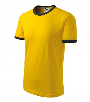 Infinity tričko unisex, žlutá