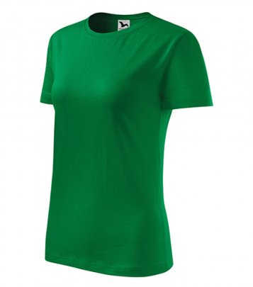 Classic New tričko dámské, středně zelená