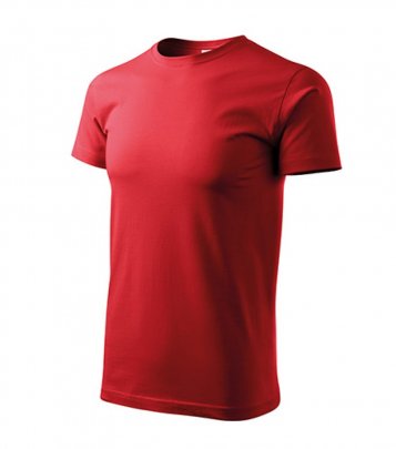 Heavy New tričko unisex, červená