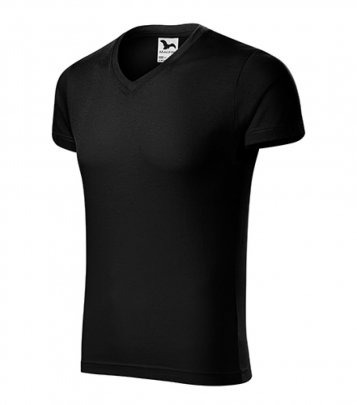 lim Fit V-neck tričko pánské, černá