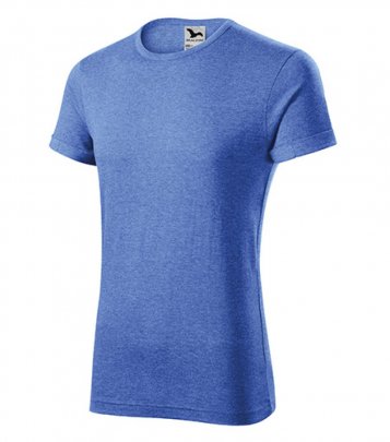 Fusion tričko pánské, modrý melír