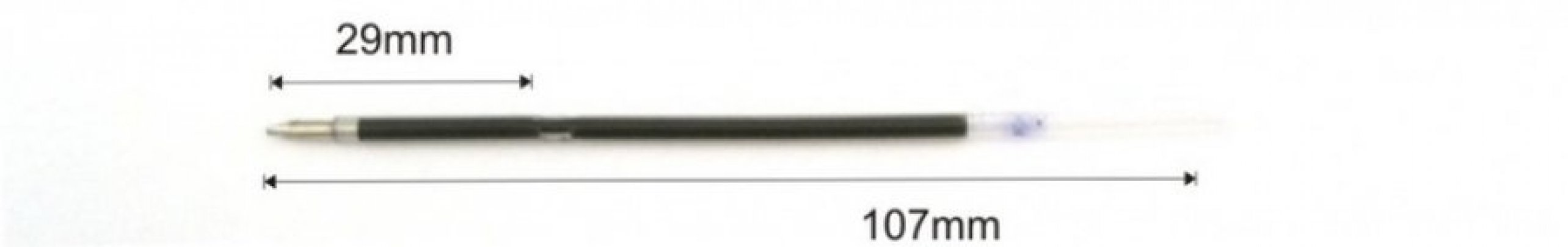 Náplň X20, 107mm semigel, hrot 0,6mm, modrá