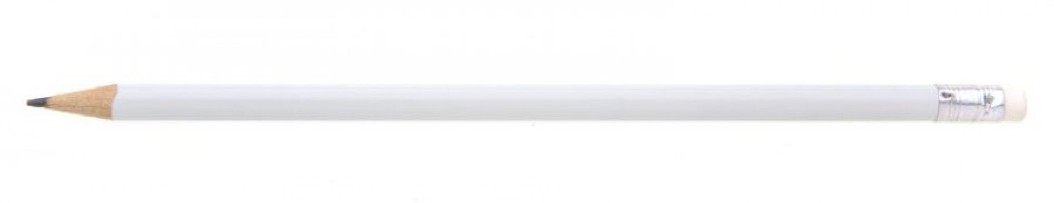 LUNGO tužka s gumou hrocená* II.jakost, bílá