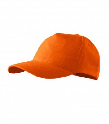 5P čepice unisex, oranžová