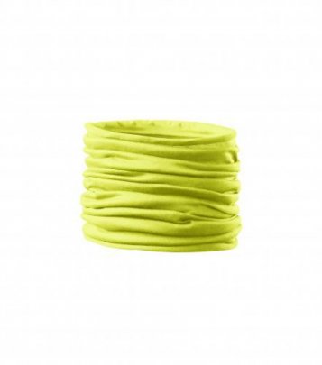 Twister scarf unisex/kids, neon yellow