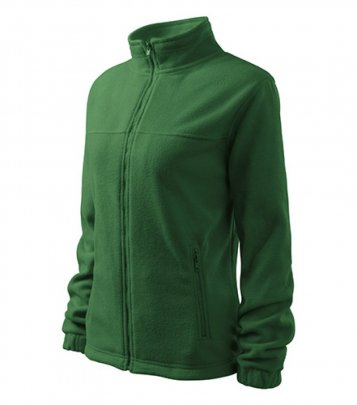 Jacket fleece dámský, lahvově zelená