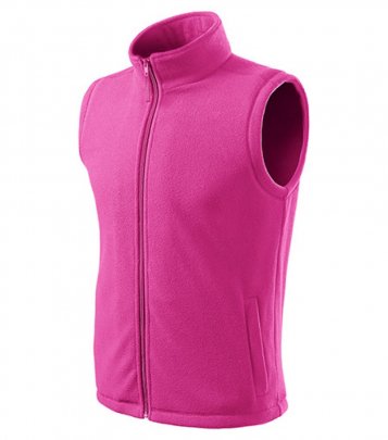 Next fleece vesta unisex, fuchsia red