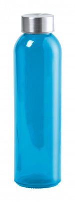 "Terkol" skleněná láhev, modrá