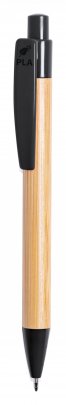 "Heloix" bambusové kuličkové pero, černá