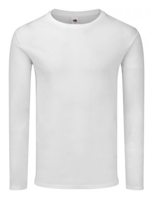 "Iconic Long Sleeve" tričko s dlouhým rukávem, bílá