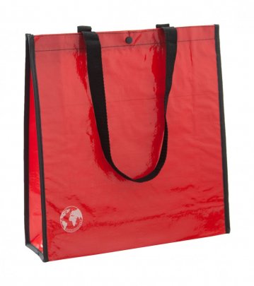 "Recycle" nákupní taška z recyklovaného materiálu, červená