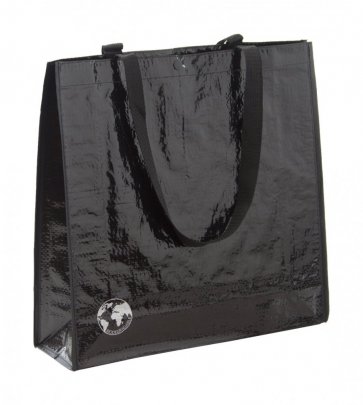 "Recycle" nákupní taška z recyklovaného materiálu, černá