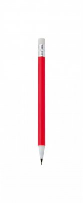 "Castle" tužka s gumou, 0,7 mm, červená