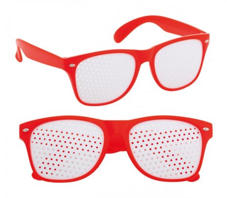 "Zamur" brýle na párty, červená