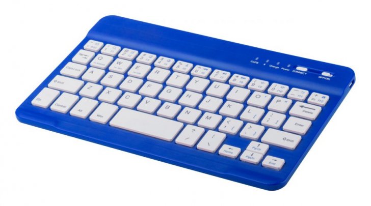 "Volks" bluetooth klávesnice, modrá