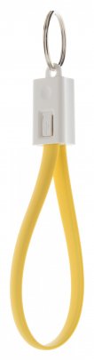 "Pirten" uSB kabel v přívěsku na klíče, žlutá