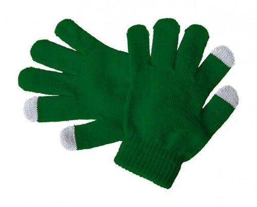 "Pigun" dotykové rukavice pro děti, tmavě zelená