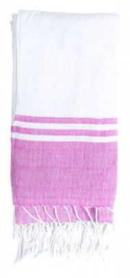 "Minerva" plážový ručník, růžová