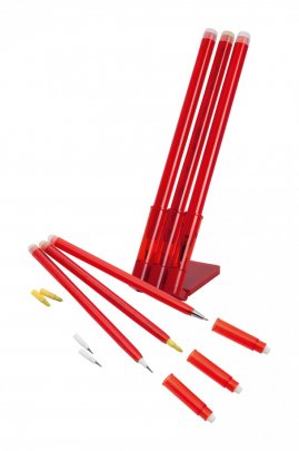 "Zibo" stojánek s tužkami, červená