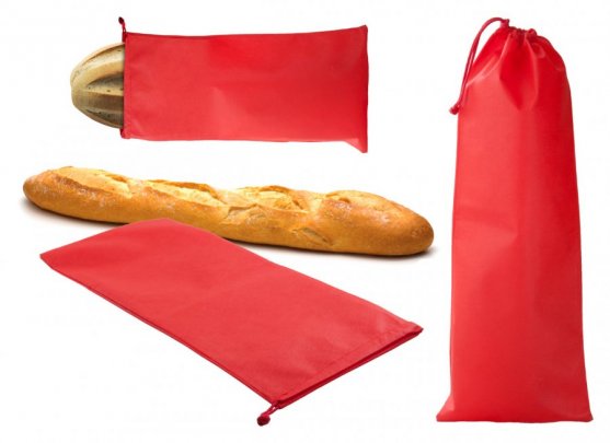 "Harin" harin sáček na chleba, červená