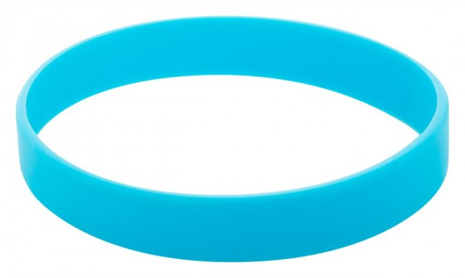 "Wristy" silikonový náramek, světle modrá