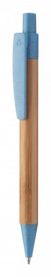 "Boothic" bambusové kuličkové pero, modrá