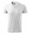 V-neck tričko unisex, bílá