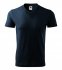 V-neck tričko unisex, námořní modrá